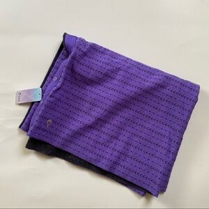 Ivivva Purple Village Chill Wrap Scarf Dot Arrows Snap Infinity Scarf New